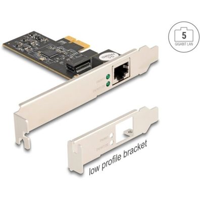 Delock PCI Express x1 Karte zu 1 xRJ45 5 Gigabit LAN RTL8126