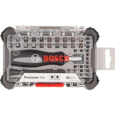 Schrauberbit-Satz PB SDB, mit Präzisions- und Standardbits (grau/schwarz, 42-teilig)