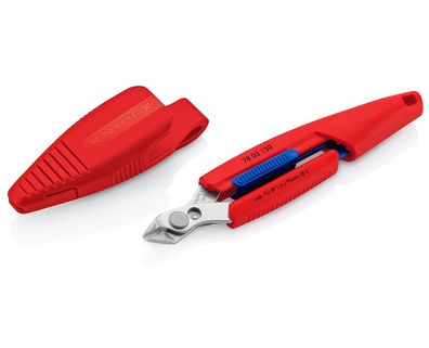 KNIPEX 78 03 150 V01 Slim Knips 150 mm mit Holster INOX-Chirurgenstahl