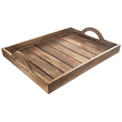 MANGO Serviertablett aus Holz, 40,5 x 30,5 cm