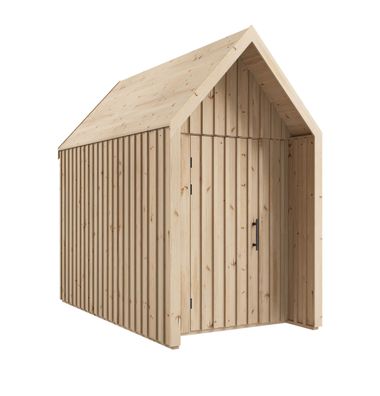 Gartenhütte | Naturbelassen | Grundfläche: 4,50 m² | Skandinavischer Style | Auß