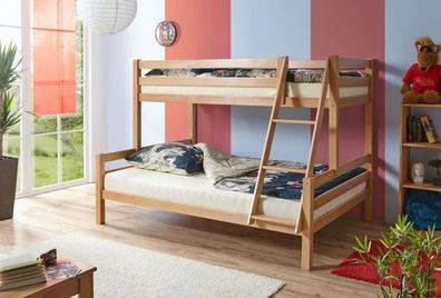 Kinderbett / Etagenbett SET mit Matratzen | inkl. Bonell Federkern Matratzen | F