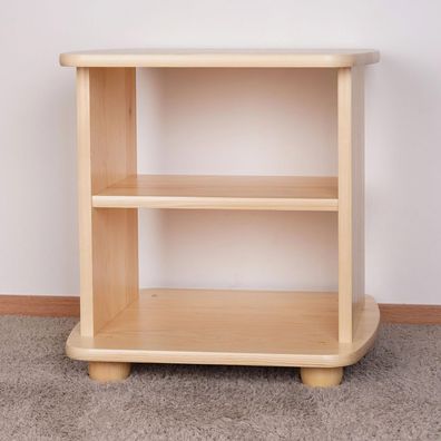 TV-Unterschrank Kiefer massiv Vollholz natur Junco 207 - Abmessung 49 x 51 x 49