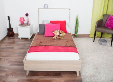 Kinderbett / Jugendbett inkl. Matratze "Marousi" - Abmessungen: 90 x 200 cm