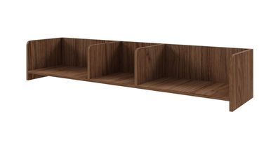 Wandregal | Farbe: Alba-Walnuss | 143 x 27 x 27 cm | schlichtes Design | für Woh