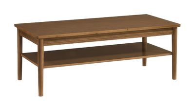 Couchtisch | Wohnzimmertisch | Eiche Karamell | 120 x 60 x 45 cm | 1 Ablagefach