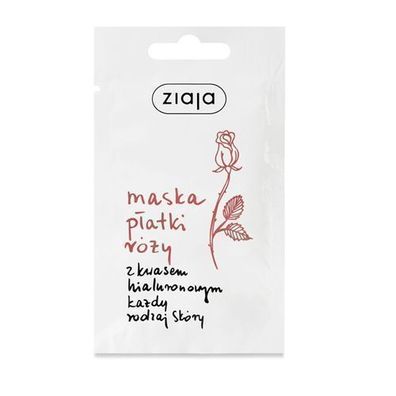 Ziaja Rosenblüten-Jugendmaske mit Hyaluronsäure, 7 ml