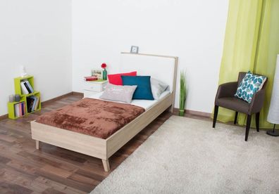 Einzelbett / Gästebett inkl. Matratze "Marousi" - Abmessungen: 90 x 200 cm