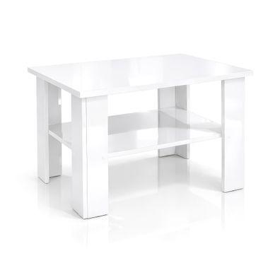 Couchtisch Polon 2 | Farbe: Nimfea alba Hochglanz | robust & pflegeleicht | 60 x