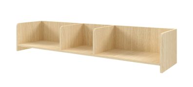Wandregal | Farbe: Eiche Mavelie | 143 x 27 x 27 cm | schlichtes Design | für Wo