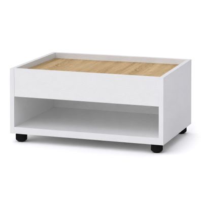 Couchtisch Polan 2 | Farbe: Nimfea alba/Eiche Sonoma | robust & pflegeleicht | 6