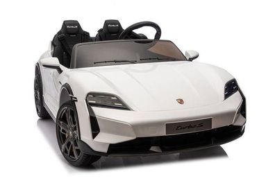 Elektro Kinderauto "Porsche Taycan Turbo S“ – Lizenziert – 24V, 2,4Ghz, Ledersitz+EVA