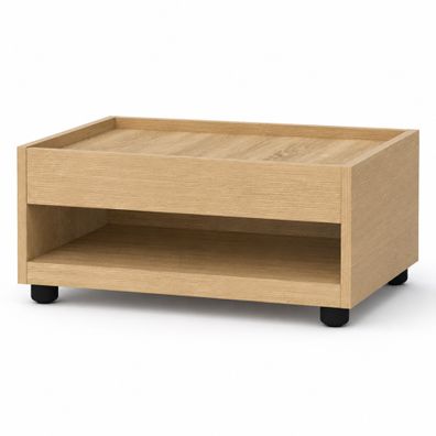 Couchtisch Polan 2 | Farbe: Eiche Sonoma | robust & pflegeleicht | 60 x 42 x 20