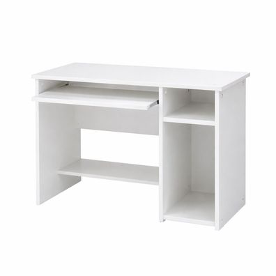 PC-Tisch Bürotisch weiss Computertisch Drucker-und Towerfach #1140