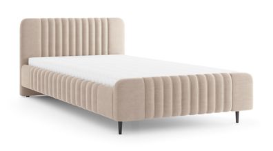 Einzelbett | Kaschmir | Gästebett | Liegefläche 140 x 200 cm | Stoffbezug | inkl