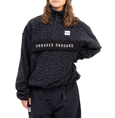 EIVY Women Fleece Ball black leopard