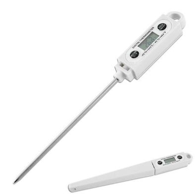 Elektronisches Fleischthermometer mit 20 cm langer Einstecksonde