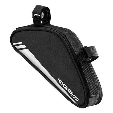 Fahrradwerkzeugtasche für die am Rahmen montierbare Pumpe, 0,7 l - schwarz