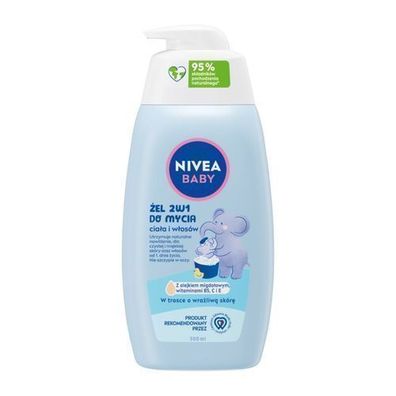 Nivea Baby 2in1 Pflege-Duschgel für Körper und Haar, 500ml