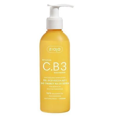 Ziaja Vitamin C. B3 Gesichtsgel für tägliche Reinigung, 190 ml