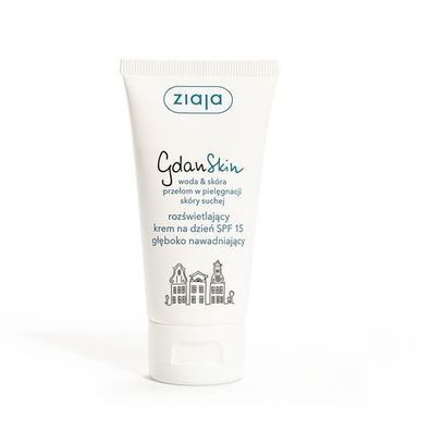 Ziaja GdanSkin Tagescreme LSF15, Leuchtend, 50 ml