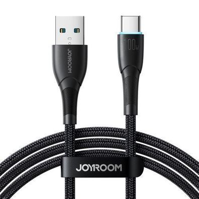 Joyroom Starry Serie SA32 100W USB-A/USB-C Ladekabel 1m Schwarz