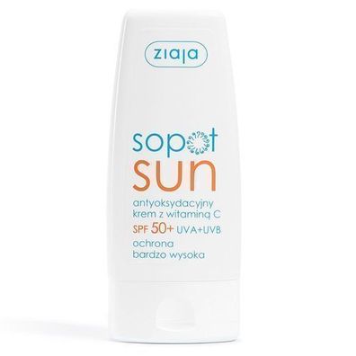 Ziaja Sopot Sun Antioxidative Sonnencreme mit Vitamin C SPF50, 50 ml - Für Sonne
