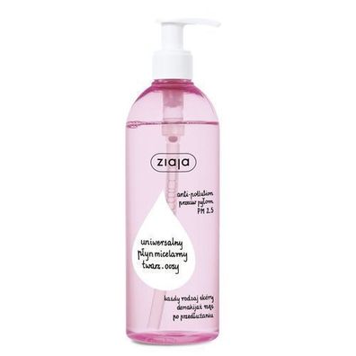 Ziaja Universelle Mizellenlösung zur Gesichts- und Augenreinigung, 390 ml