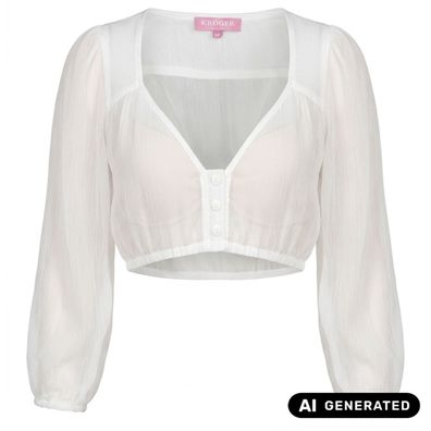 Dirndlbluse Virelle ecru