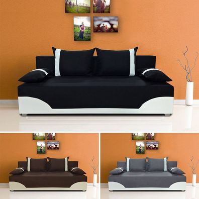Bettsofa Schlafsofa Sofa Dario - Klappsofa mit Schlaffunktion, Schlafcouch, Couch