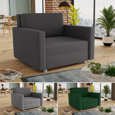 Schlafsofa Pura Midi mit Bettkasten - Polstersofa mit Schlaffunktion, Sofa, Bettsofa