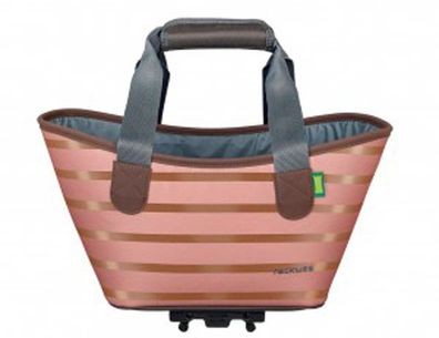Racktime Einkaufstasche "Agnetha" Fassungsvermögen rosegold