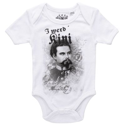 Babybody Modell Poldi weiß - Größe: 74/80