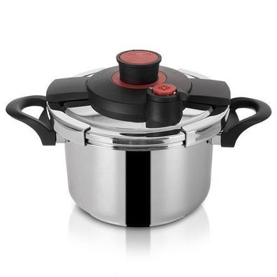 Schnellkochtopf aus Stahl mit automatischer Schließfunktion STORM 5 l