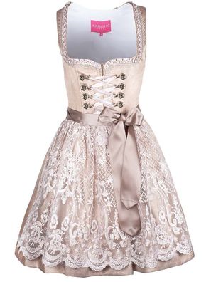 Krüger Dirndl Leticia 50er Länge natur - Größe: 38