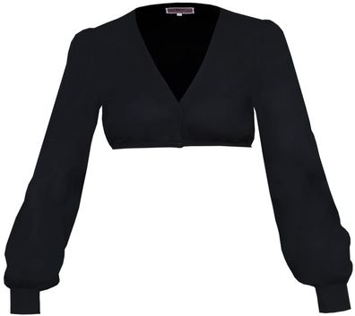 Dirndlbluse Thurnau schwarz - Größe: 32