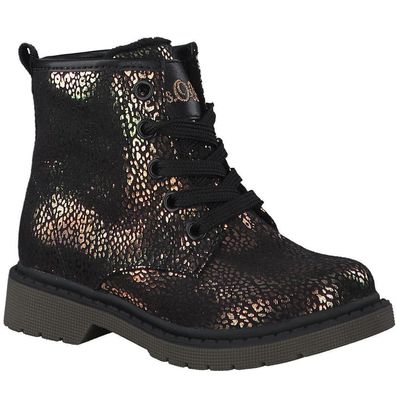 S. Oliver Kinder Stiefeletten 35200 bronze - Größe: 28