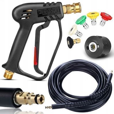 Rosfix Set Hochdruckpistole + 10m Schlauch – Ersatz für Kärcher K2–K7 | 160 bar