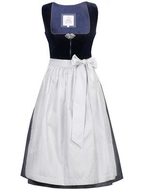 MarJo Dirndl Heidi 75er Länge blau - Größe: 42