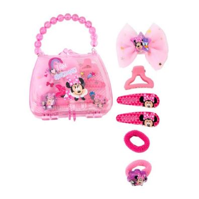 Disney Minnie Mouse Kinder Beauty Set mit Täschchen für Zuhause Freizeit Reisen