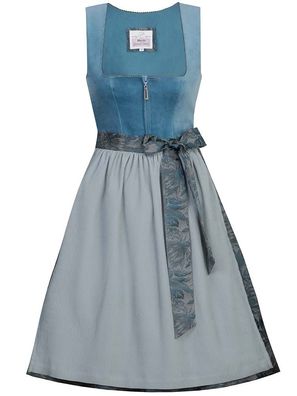 MarJo Dirndl Irsee 58cm Länge denim-cloud - Größe: 44
