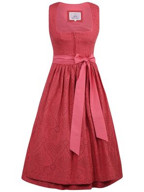 Dirndl Biberbach 70cm Länge koralle - Größe: 40