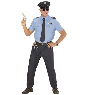 Kostüm Polizist blau 5-tlg - Größe: XL