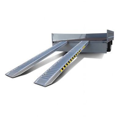 Alu Auffahrschienen Auffahrrampen 3500 x 350 x 100mm 2100kg Verladerampen