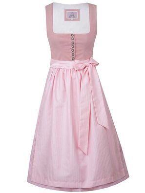 Dirndl Obing 70cm Länge puderrosa - Größe: 40