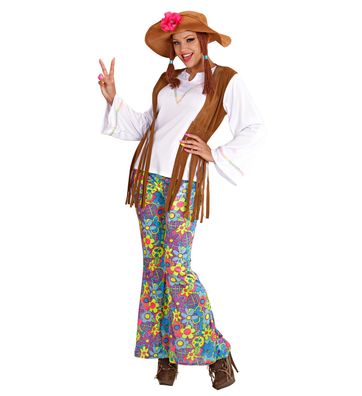 Woodstock Hippie Mädchen Widmann - Größe: M