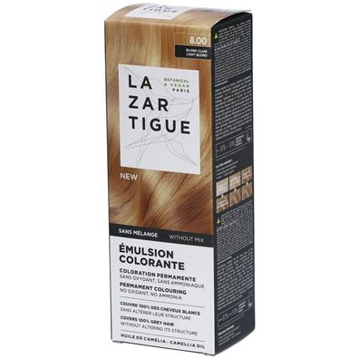 Lazartigue, La Couleur Absolue, permanente Haarfarbe, 8,00 Uhr, hellblond, 60 ml