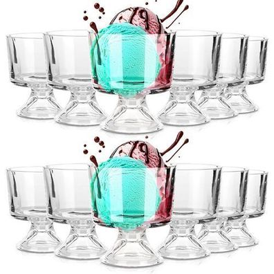 Eisbecher aus Glas, 290 ml, 12 Stück