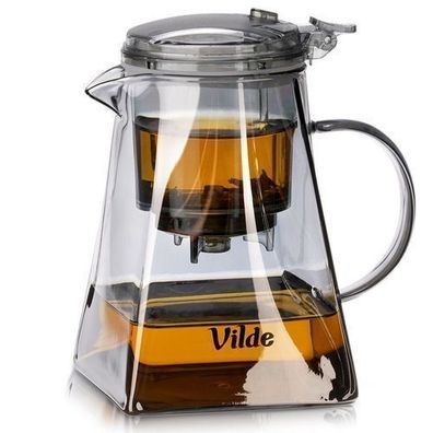 Glaskrug mit Tee-Aufsatz, 880 ml
