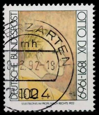 BRD 1991 Nr 1573 zentrisch gestempelt X847B86